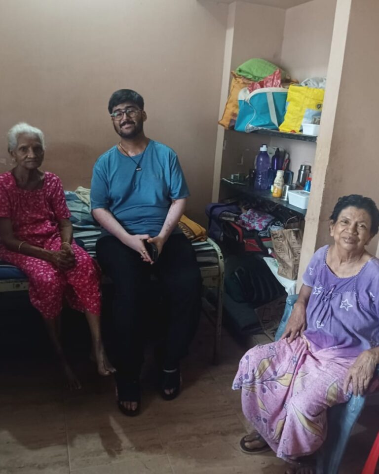 Home serenity4seniors-volunteer-visit-corridor-marias-home-aged-chennai
